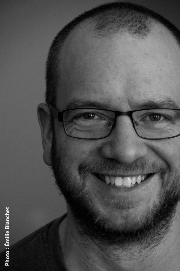 Photo de l'auteur Carl Rocheleau (crédit Émilie Blanchet)