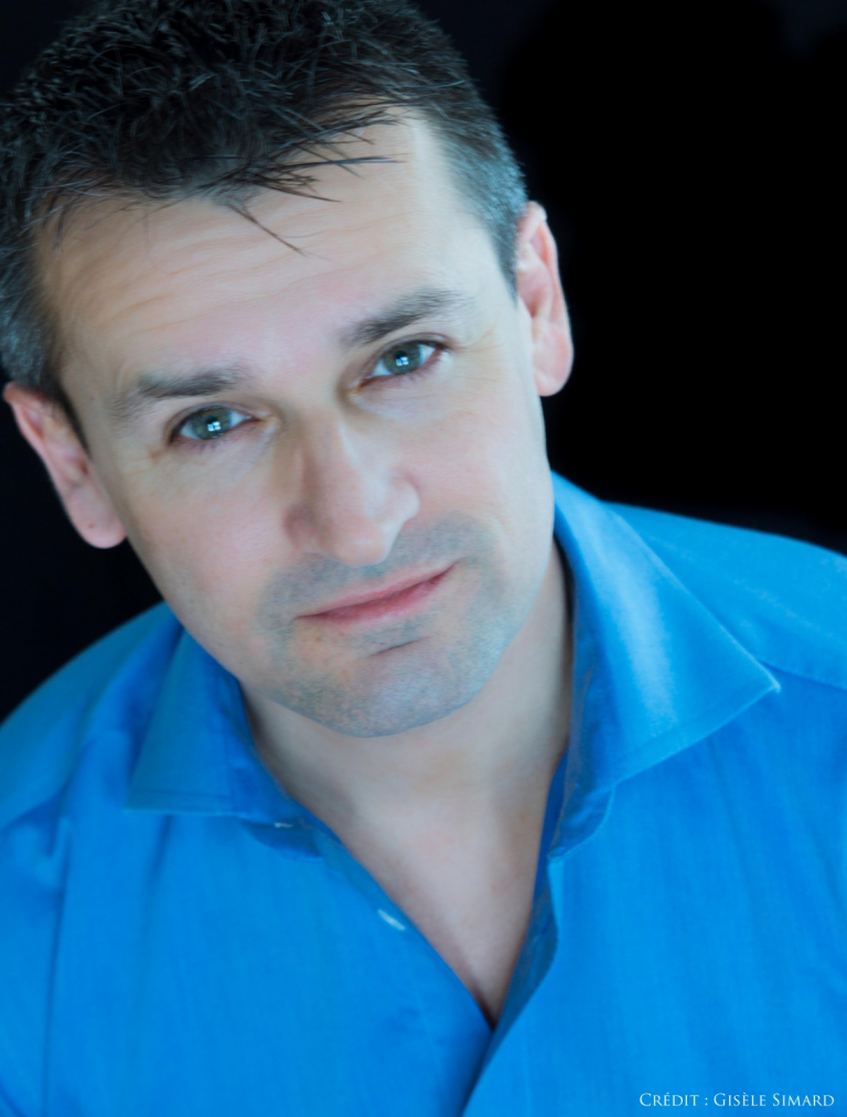 Photo de l'auteur Mario Boivin, crédit photo : Gisèle SImard