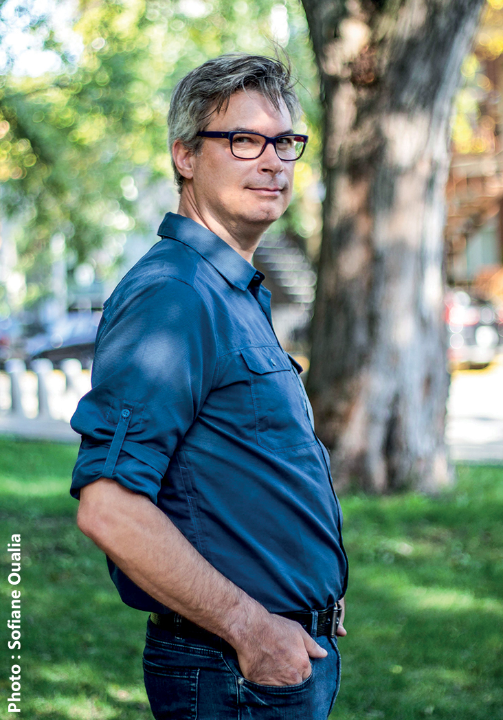 Photo de l'auteur Stéphane Labbé, crédit photo : Sofiane Oualia
